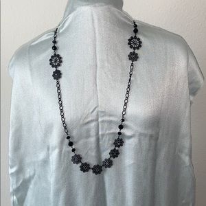 Long Floral Necklace